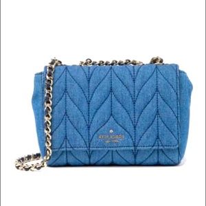 Kate Spade Briar Lane Denim Quilted Emely crossbody